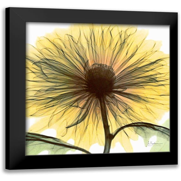 Koetsier, Albert 12x12 Black Modern Framed Museum Art Print Titled - Dream in Yellow