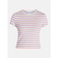 thumbnail image 5 of No Boundaries Pride Striped Cotton Baby Tee, Women's XXS-XXL, 5 of 5