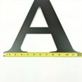 thumbnail image 3 of Bookishbunny 12 inch Black Handmade Monogram Letter Wrought Iron Plaque Pointed Stud Mount, 3 of 8