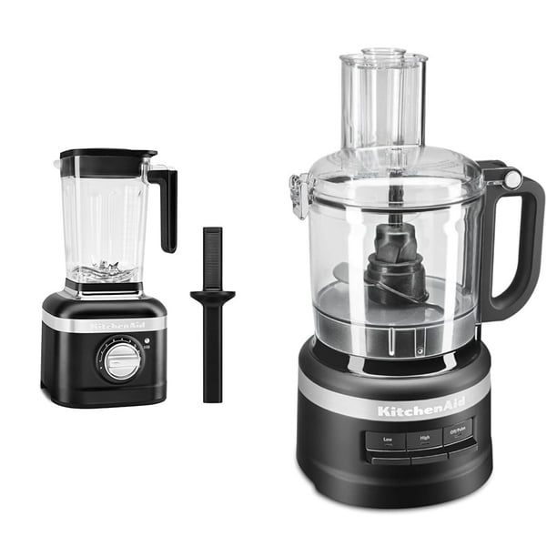 Licuadora y procesador de alimentos KitchenAid K400 KSB4028 KFP0718BM