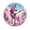style-3, variant on Pink Unicorn Colorful Sky Clouds Word Saying Big Wall Clock Home Decor Art Watch Living Room Gift