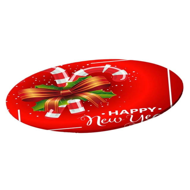 Cubierta de mesa elástica redonda perfecl Vinilo Decoración Navideña 47 pulgadas