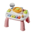 thumbnail image 1 of Mesa de actividades para bebés, juguetes musicales, juguetes de educación temprana, espejos retrovisores 2 en 1, semáforos, juguetes sensoriales para Rosa, 1 of 8