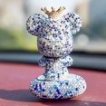 thumbnail image 2 of Adornos de coche de aromaterapia, mesa de consola central de coche con incrustaciones de diamantes, joyería de gema de fragancia interior de coche azul XianweiShao 9024735087946, 2 of 2