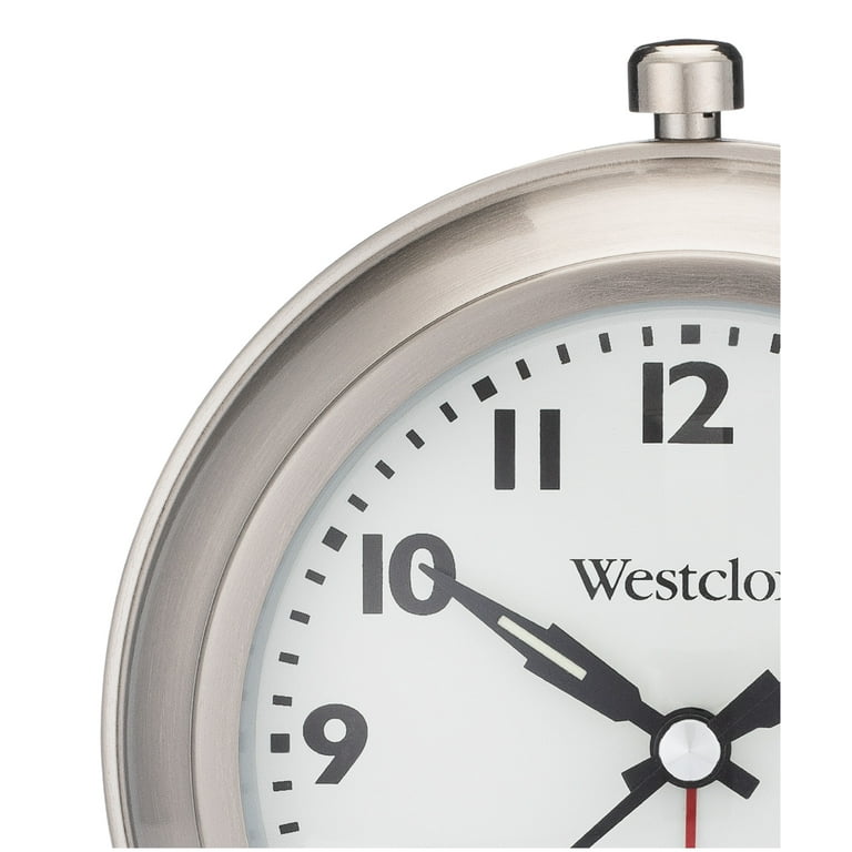 Westclox Analog Alarm Clock, 47602 Silver - Walmart.com Westclox Analog Alarm Clock, 47602 Silver - Walmart.com