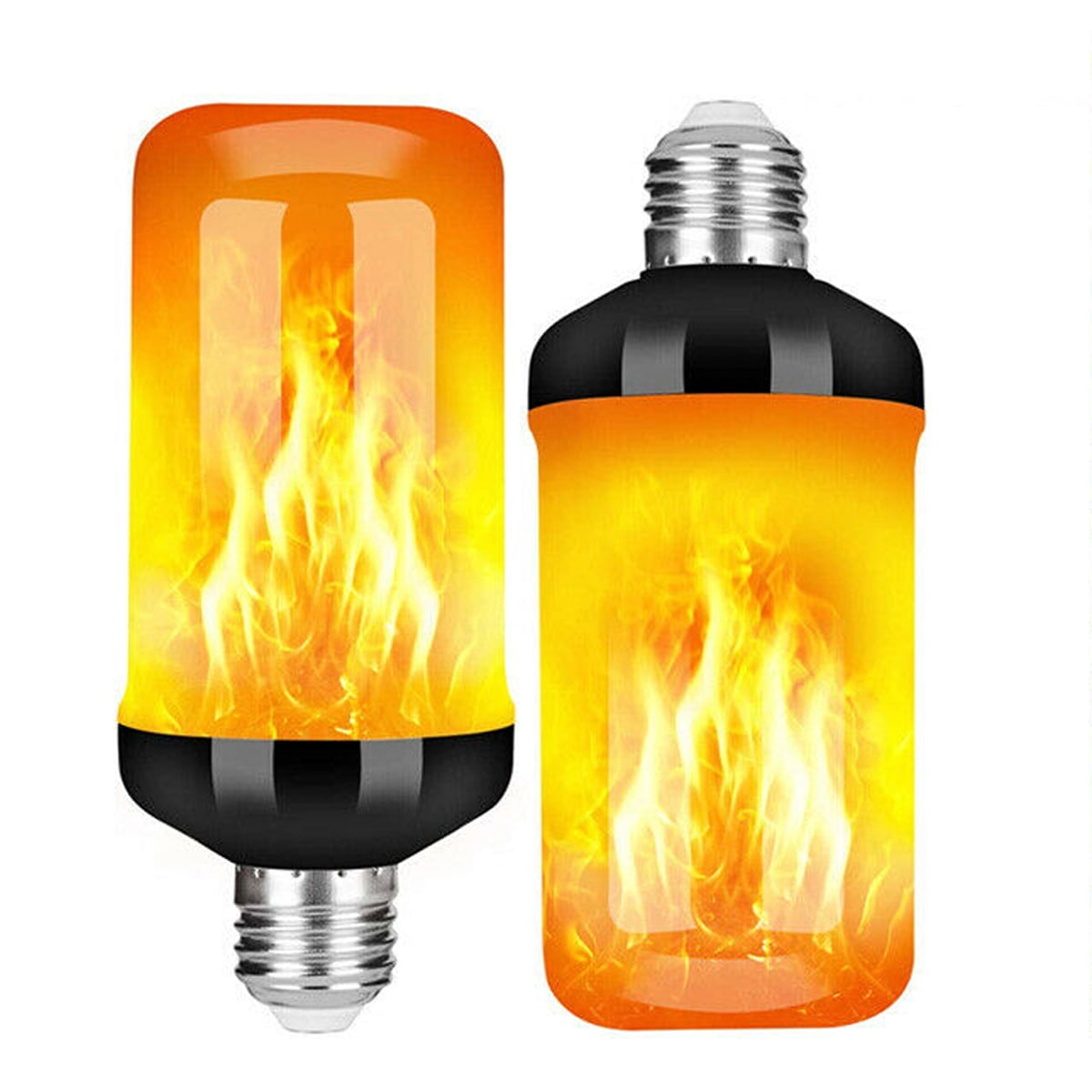 1/2/4 Pack E27 LED Flicker Flame Light Bulb Simulated Burning Fire Effect  Decoration Lamp - Walmart.com