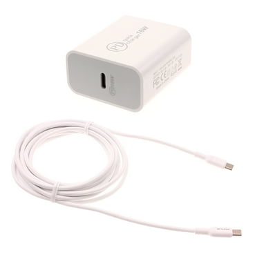 Fast Type-C 18W PD Home Charger for Galaxy S21 FE 5G - 10ft Long Cable Quick Power Adapter USB-C Wall Compatible With Samsung Galaxy S21 FE 5G