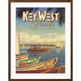 thumbnail image 2 of Art.com Key West Florida Giclee Print by Kerne Erickson, Brown Frame Wall Art, 23" x 29", 2 of 5