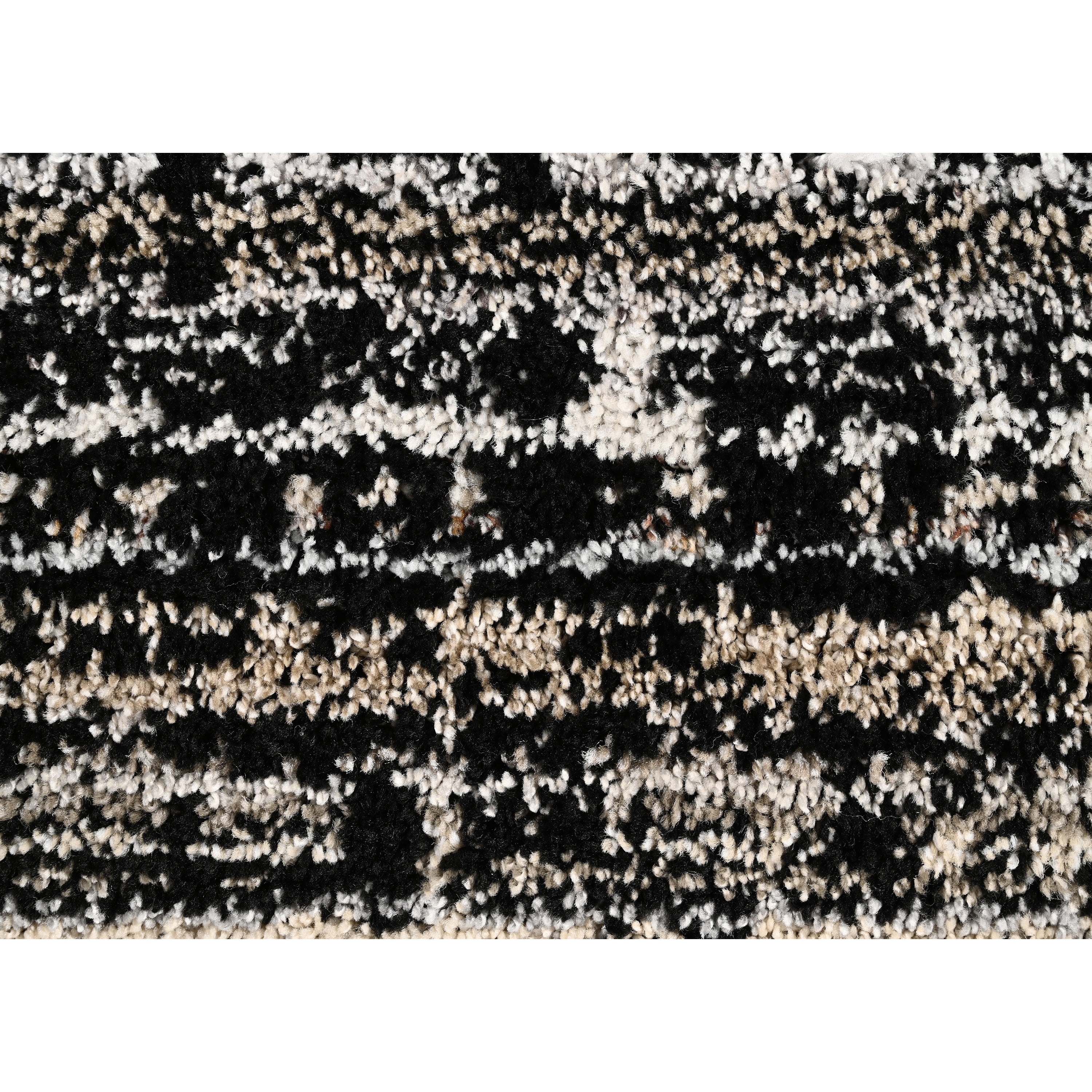 Garland Rug Rumba Black/Earth Tone Indoor Area Rug, 8' x 10'