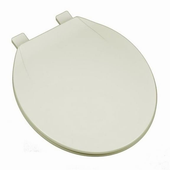 Plumbing Technologies 2F1R4-02 Deluxe Plastic Round Front Contemporary Design Toilet Seat- Linen & Biscuit