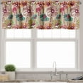 thumbnail image 3 of Ambesonne Earth Tones Valance & Curtain, Colorful Poppies, 55"x24", Multicolor, 3 of 6