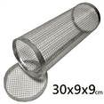 thumbnail image 2 of 2X Bbq Smoked Net Barbecue Cylinder Stainless Steel Barbecue Grate Campfire Barbecue Bucket Camping Picnic 30cm, 2 of 7