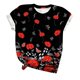 thumbnail image 1 of Blusa holgada de manga corta con cuello redondo y estampado a la moda para mujer Pompotops hfajkhk128584, 1 of 5
