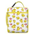 thumbnail image 5 of Chickens Insulated Lunch Bag Box Teen Reusable Lunch Bag with Front Pocket Cooler Tote Bag Work Beach, 5 of 6