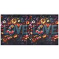 thumbnail image 2 of Haosy Hardcover 3 Ring Binder 1.5 Inch Ring Decorative Binder Organizer for Home School Office, Love Made Of Colorful Flowers, 2 of 10