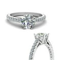 thumbnail image 5 of IGI / GIA Certified 0.83 Ct Lab Grown Diamond Women Ring 18k White Gold Sizable, 5 of 5