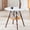 Walnut,White, variant on CQSXDA Casual Circular Dining Table With Woven Storage Basket, 31.5-Inch MDF Top And Solid Wood Legs For Small Spaces, White,Wood