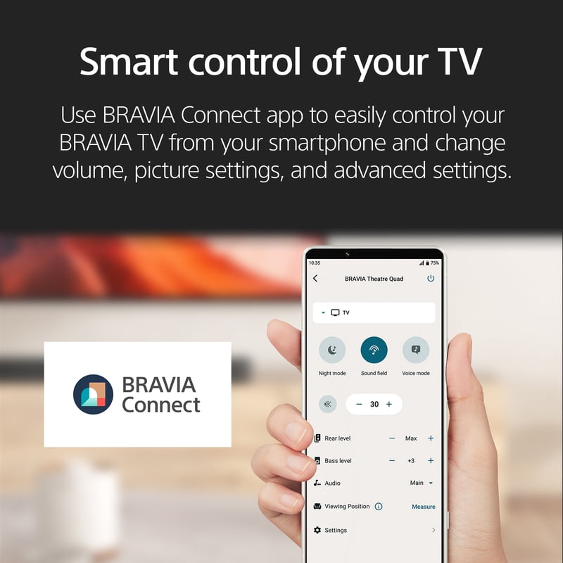 Sony 75" Class Bravia 9 Mini LED Qled 4K Hdr Smart Google TV K75XR90 gallery view