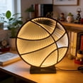 2D Basketball LED Sign Night Light Lamp,Clear Acrylic Home Decor Design ...