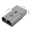 thumbnail image 4 of MasteelfCA 350A 600V Premium Plug Exterior Connector DC Power Solar Caravan with 2 Contacts (Gray), 4 of 7