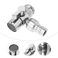thumbnail image 2 of Copper Inlet Pipe Adapter 1Pcs for Washing Machine Inlet Pipe Buckle 5.4x4cm Silver, 2 of 8