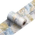 thumbnail image 4 of 4"*94.5Inch Peel and Stick Wallpaper Border,2 Rolls Tile Pattern Self Adhesive PVC Wallpaper Border for Bedroom Kitchen Living Room Home Decor, 4 of 7