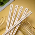 thumbnail image 6 of 5 Pairs Reusable Chopsticks Korean Chopsticks Dishwasher Chopsticks Washable Food Grade Chopsticks Non Slip Easy To Use (5Pairs Black), 6 of 7