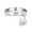 Silver, variant on Bling Jewelry Womens Romantic Forever Dangling Charm Pad Lock Ring .925 Sterling Silver