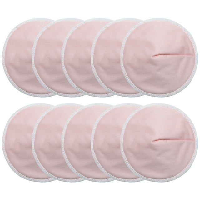 Almohadillas de lactancia orgánicas lavables, paquete de 10, almohadillas de lactancia reutilizables Ormromra CPB-US-HPP204-2
