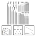 thumbnail image 2 of Miangastore 1 Set Bassoon Repair Parts Rollers Fastening Screw Replacement Kit Wind Instrument Repair Tool, 2 of 8