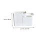 thumbnail image 2 of Garbage can Small Hanging Trash can Under Sink Waste bin Wall Hanging Trash can car Trash can Hanging Trash bin Cabinet Mounted Trash can White, 2 of 4