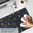 thumbnail image 4 of Long Mouse Pads for Desk,Dark Blue Sun Moon Cross Pattern Desk Mats on Top Of Desks, Desk Mouse Pad Extra Large with 3mm Non-Slip Base and Stitched Edge for Gaming,Office,Work,Home 31.5"x11.8", 4 of 6