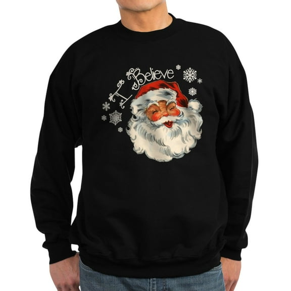 CafePress - I Believe In Santa Sweatshirt (Dark) - Classic Crew Neck Sweatshirt