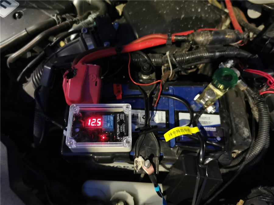 Wireless Remote Car Battery Disconnect Cut Off Master Switch Voltmeter Display