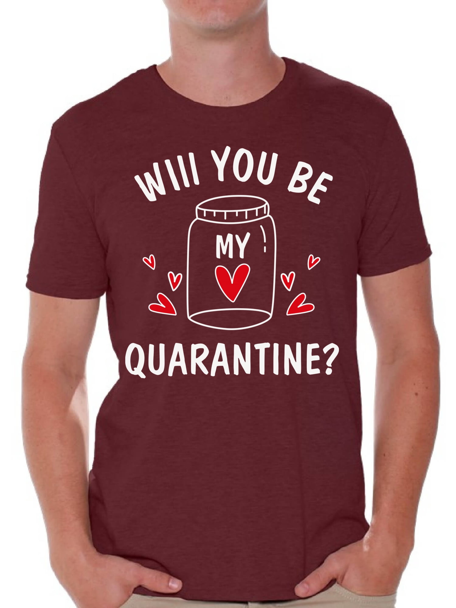 Summen cirkulation Dam Will You Be My Valentine Men's T-Shirt Funny Valentine's Day 2021 Gifts for  Him Humour Comfortable Men Shirts - Walmart.com