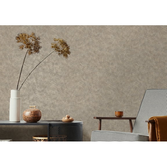 Dark Grey Wave Motion Print Non Woven Non-Pasted Textured Wallpaper 57 Sq. Ft.