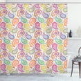 thumbnail image 1 of Ambesonne Paisley Shower Curtain, Colored Pattern Flower, 69"Wx84"L, Multicolor, 1 of 3