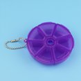 thumbnail image 1 of QualitChoice 7 Slots 7 Day Tablet Pill Storage Box Weekly Drug Organizer Case Gift New purple 1Set, 1 of 6