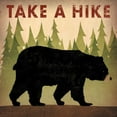 thumbnail image 2 of Fowler, Ryan 15x15 Gold Ornate Wood Framed with Double Matting Museum Art Print Titled - Take a Hike Black Bear, 2 of 4
