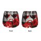 thumbnail image 3 of Balery Red Wine Rose Pantalones cortos deportivos para mujer con forro y dos bolsillos, elásticos, para entrenamiento, gimnasio, yoga-Small, 3 of 7