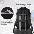 thumbnail image 5 of Travel Backpack for Women, Carry On Backpack Airline Approved with 3 Packing Cubes,Laptop Backpack with USB Charging Port, Casual Daypack for Weekender Business, 5 of 9