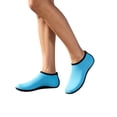 thumbnail image 2 of Domuza Unisex Quick Dry Water Shoes, Flexible Barefoot Aqua Socks, Non Slip Lightweight Footwear for Swimming Beach Pool Yoga Surfing Cruise Daily Use Light Blue 5.5（EU-36）, 2 of 4