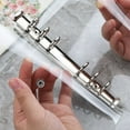 thumbnail image 2 of FlyFlise 1Pc Transparent PVC Clip File Folder Loose Notebook Sheet, 2 of 8