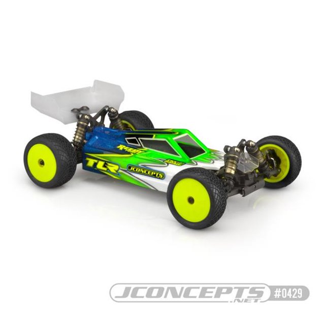 J Concepts JCO0429 S2 - TLR 22X-4 Corps avec S-Type Aile Modèle Kit Voiture