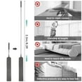 thumbnail image 4 of Gap Dust Cleaner with 2x Cloth Cover Reusable Retractable Dust Cleaner with Long Handle Microfiber Duster for Cleaning High Ceiling Fan  Interior Roof  Cobweb  Gap Dust- Wet or Dry Use, 4 of 9
