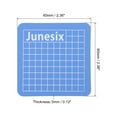 thumbnail image 2 of Uxcell 2.4" x 2.4" Cutting Mats Rotary Fabric Mat Self Recover Double Sided Mini, Blue, 2 of 5