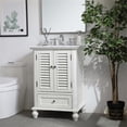 thumbnail image 2 of 24 inch Single Bathroom Vanity in Antique White, 2 of 16