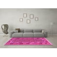 thumbnail image 3 of Ahgly Company Indoor Square Persian Pink Traditional Area Rugs, 3' Square, 3 of 4