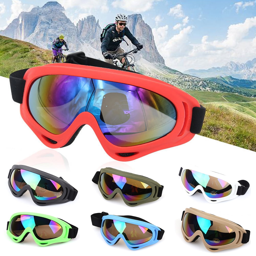 YELLOW Adult Windproof Skiing Snowmobile Snowboard GOGGLES UV Snow Ski Glasses 