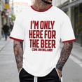 thumbnail image 2 of Retro Tone Streetwear Graphic Jersey, Men’s Casual Game Day Tee, Lightweight Everyday Fashion Top, 2 of 4